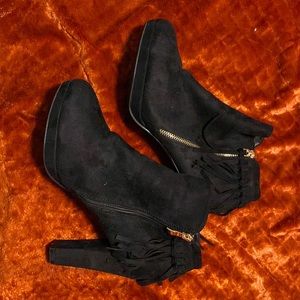 Top Moda Faux Suede Bootie